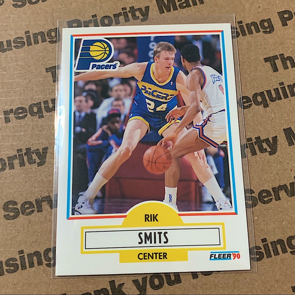 Rik Smits ‘90 Fleer Card
